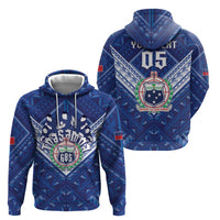 Toa Samoa Rugby Custom Zip Hoodie Samoan Pride With Tribal Pattern - Polynesian Pride