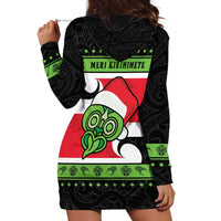 New Zealand Funny Christmas Hoodie Dress Maori Tiki LT05 - Polynesian Pride