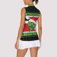 New Zealand Funny Christmas Women Sleeveless Polo Shirt Maori Tiki LT05 - Polynesian Pride