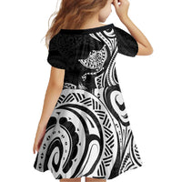 Hawaii Manta Ray Family Matching Off Shoulder Maxi Dress and Hawaiian Shirt Polynesian Art Tattoo LT05 - Polynesian Pride