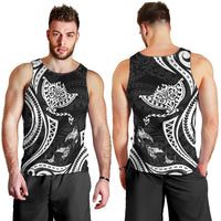 Hawaii Manta Ray Men Tank Top Polynesian Art Tattoo