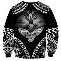 Hawaiian Hawk Sweatshirt Polynesian Pattern Style