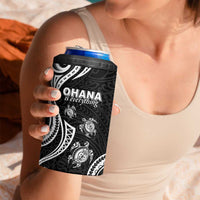 Hawaii Ohana Means Family 4 in 1 Can Cooler Tumbler Sea Turtle Polynesian Style LT05 - Polynesian Pride