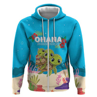 Ohana Hawaii Hoodie Kawaii Family Turtle
