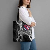 Hawaii King Flag Tote Bag Hawaiian Maile Lei - Polynesian Pride