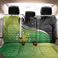 New Zealand Cook Islands Back Car Seat Cover Maori Tiki With Circle Stars Turtle LT05 - Polynesian Pride