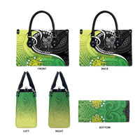 New Zealand Cook Islands Leather Bag Maori Tiki With Circle Stars Turtle LT05 - Polynesian Pride
