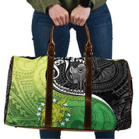 New Zealand Cook Islands Travel Bag Maori Tiki With Circle Stars Turtle LT05 Multicolor - Polynesian Pride