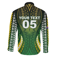 Custom Cook Islands Rugby Family Matching Summer Maxi Dress and Hawaiian Shirt Unique Style Green Version LT05 - Polynesian Pride