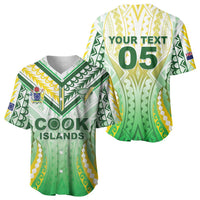 Custom Cook Islands Rugby Baseball Jersey Unique Style White Version - Polynesian Pride