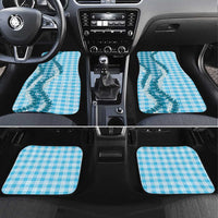 Blue Hawaii Palaka Car Mats Hawaiian Honohono Lei