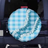 Blue Hawaii Palaka Spare Tire Cover Hawaiian Honohono Lei