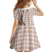 Hawaii Palaka Honohono Lei – Family Matching Off-Shoulder Dress & Hawaiian Shirt – Beige LT05 - Polynesian Pride