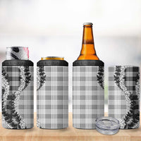 Gray Hawaii Palaka 4 in 1 Can Cooler Tumbler Hawaiian Honohono Lei LT05 - Polynesian Pride