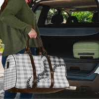 Gray Hawaii Palaka Travel Bag Hawaiian Honohono Lei