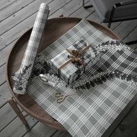 Gray Hawaii Palaka Wrapping Paper Hawaiian Honohono Lei