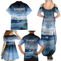 New Zealand Wanaka Air Show Family Matching Summer Maxi Dress and Hawaiian Shirt With Maori Pattern LT05 - Polynesian Pride