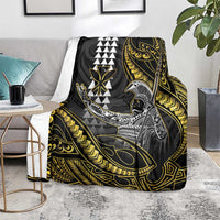 Hawaii King Kamehameha The Great Blanket Gold Tribal Tattoo