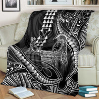 Hawaii King Kamehameha The Great Blanket Black Tribal Tattoo