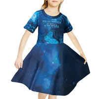 Personalised New Zealand Mother's Day Kid Short Sleeve Dress Ko Te Whaea Te Takere O Te Waka LT05 - Polynesian Pride