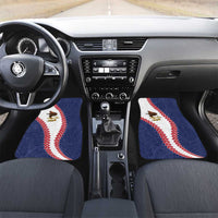 American Samoa Eagle Car Mats Polynesian Tribal Pattern Curve Style