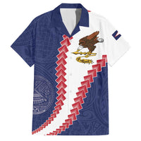 American Samoa Eagle Family Matching Tank Maxi Dress and Hawaiian Shirt Polynesian Tribal Pattern Curve Style