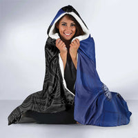 New Zealand And Scotland Rugby Hooded Blanket Maori Tiki With Thistle Together LT05 - Polynesian Pride