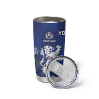 New Zealand And Scotland Rugby Custom Tumbler Cup Maori Tiki With Thistle Together LT05 - Polynesian Pride