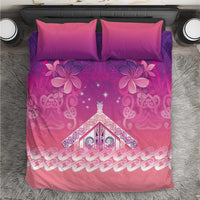 New Zealand Matariki Bedding Set Maori Marae Purple Galaxy