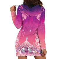 New Zealand Matariki Hoodie Dress Maori Marae Purple Galaxy LT05 - Polynesian Pride