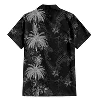 Hawaiian Honu And Surfboards Family Matching Mermaid Dress and Hawaiian Shirt Silver Style LT05 - Polynesian Pride