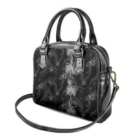 Hawaiian Honu And Surfboards Shoulder Handbag Silver Style - Polynesian Pride