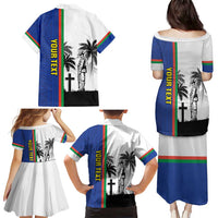New Caledonia Armistice Day Family Matching Puletasi and Hawaiian Shirt Lest We Forget Flag Style LT05 - Polynesian Pride