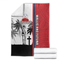 Wallis and Futuna Armistice Day Blanket Lest We Forget Flag Style LT05 - Polynesian Pride