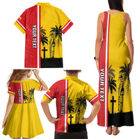 Marquesas Islands Armistice Day Family Matching Tank Maxi Dress and Hawaiian Shirt Lest We Forget Flag Style LT05 - Polynesian Pride