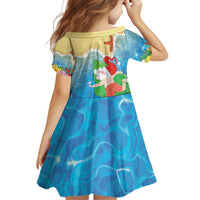 Christmas In Hawaii Family Matching Puletasi and Hawaiian Shirt Tis The Sea Sun LT05 - Polynesian Pride