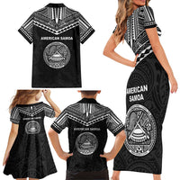 American Samoa MLK Day Family Matching Short Sleeve Bodycon Dress and Hawaiian Shirt Polynesian Style LT05 - Polynesian Pride