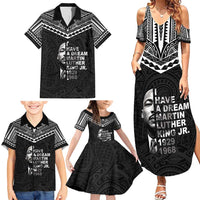 American Samoa MLK Day Family Matching Summer Maxi Dress and Hawaiian Shirt Polynesian Style LT05 - Polynesian Pride