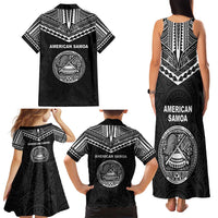 American Samoa MLK Day Family Matching Tank Maxi Dress and Hawaiian Shirt Polynesian Style LT05 - Polynesian Pride