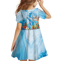 Polynesia Humpback Whale Family Matching Long Sleeve Bodycon Dress and Hawaiian Shirt Ocean Style LT05 - Polynesian Pride