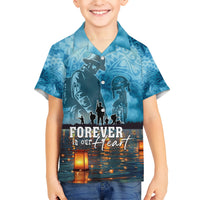 Hawaii Memorial Day Lantern Floating Kid Hawaiian Shirt Always In Our Hearts