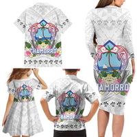 Guam Chamorro Liberation Day Family Matching Long Sleeve Bodycon Dress and Hawaiian Shirt 81st Anniversary LT05 - Polynesian Pride