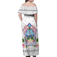 Guam Chamorro Liberation Day Family Matching Off Shoulder Maxi Dress and Hawaiian Shirt 81st Anniversary LT05 - Polynesian Pride