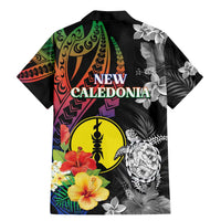 New Caledonia Bastille Day Family Matching Mermaid Dress and Hawaiian Shirt Tropical Turtle Hibiscus Polynesian Pattern LT05 - Polynesian Pride