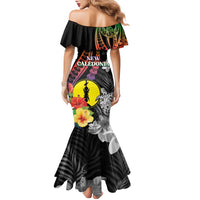 New Caledonia Bastille Day Family Matching Mermaid Dress and Hawaiian Shirt Tropical Turtle Hibiscus Polynesian Pattern LT05 - Polynesian Pride