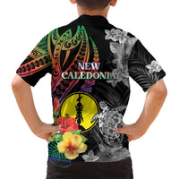 New Caledonia Bastille Day Family Matching Summer Maxi Dress and Hawaiian Shirt Tropical Turtle Hibiscus Polynesian Pattern LT05 - Polynesian Pride