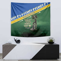 Solomon Islands Remembrance Day Tapestry Lest We Forget