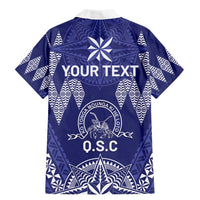 Personalised Queen Salote College Centenary Family Matching Mermaid Dress and Hawaiian Shirt Tongan Kupesi Pattern LT05 - Polynesian Pride