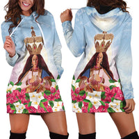 Guam Patroness Hoodie Dress The Legend Santa Marian Kamalen LT05 - Polynesian Pride