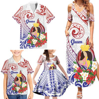 Happy Guam Santa Marian Kamalen Day Family Matching Summer Maxi Dress and Hawaiian Shirt LT05 - Polynesian Pride